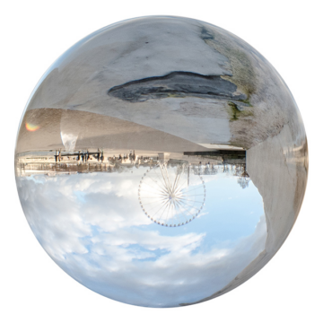 Rollei Lensball Optikai Üveggömb 110 mm, mobilos és normál fotózáshoz