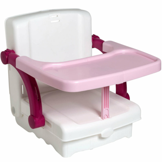 KidsKit ülésmagasító, HI Seat, fehér-pink-rózsaszín
