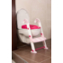Kép 1/6 - KidsKit WC fellépő lépcső, bili és szűkítő, 3 az 1-ben, fehér-rózsaszín-pink