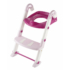 Kép 2/6 - KidsKit WC fellépő lépcső, bili és szűkítő, 3 az 1-ben, fehér-rózsaszín-pink