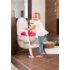Kép 5/6 - KidsKit WC fellépő lépcső, bili és szűkítő, 3 az 1-ben, fehér-rózsaszín-pink