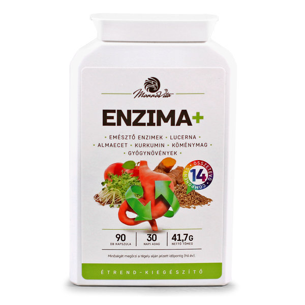 ENZIMA+ emésztő enzim tartalmú étrend-kiegészítő, 90db